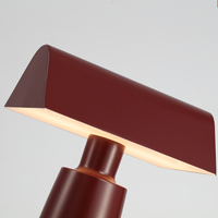 Lampe de bureau classique européenne en métal électroplaqué, sans fil, rechargeable, avec commande tactile, lampe de chevet
