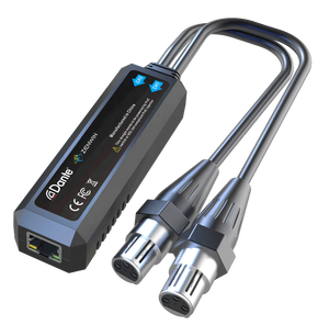 Entrée <span class=keywords><strong>audio</strong></span> analogique 2 canaux ZENWIN ZW-D5 vers convertisseur réseau Dante avec 2 connecteurs XLR-femelles pour studios - Product Image 1