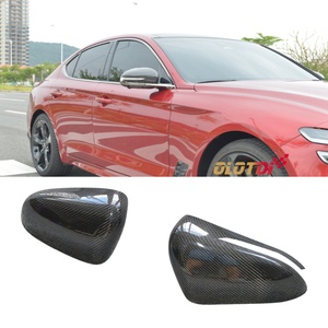 Cubiertas de Espejos Retrovisores Laterales de Fibra de Carbono para Hyundai Genesis G70 2017+ - Product Image 6