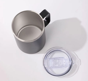 Stainless Steel Double Walled <b>Mugs</b> BPA Free Metal Coffee <b>Tea</b> Cup <b>Mug</b> Insulated Cup Handle Durable Camping Set Shatter Proof <b>Mugs</b> - Product Image 6