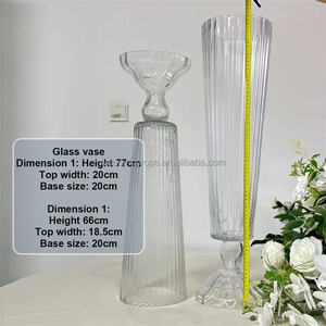 E-194 הפופולרי ביותר פרח זכוכית שולחן אגרטל - Product Image 4