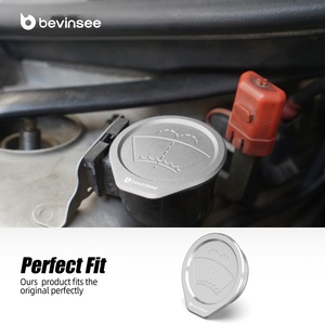 BEVINSEE Couvercle de réservoir d'eau pour BMW <span class=keywords><strong>E46</strong></span> 320i 323i 325i 330i 1996-2006 - Product Image 6