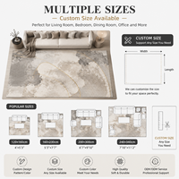 Abstrakter Muster-Teppich für Schlafzimmer und Wohnzimmer Maschinell Gewebter Wilton-Stil Teppich von Rugs & Tappeto für Wohnraumdekoration