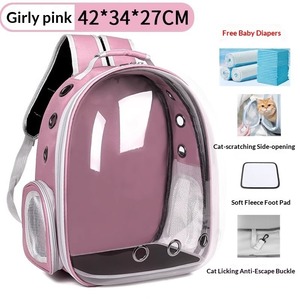 <span class=keywords><strong>Borsa</strong></span> Trasportino Trasparente Pieghevole per Cani e Gatti, Zaino da Viaggio per Esterni di Grande Capacità - Product Image 6