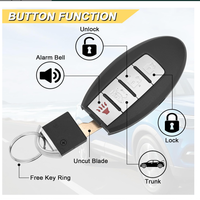 Boîtier de clé de voiture de remplacement Toyotaa, coque de clé de voiture, télécommande, fabricant