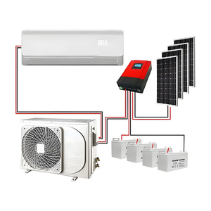 Aire Acondicionado Híbrido Solar y de Corriente Alterna 48V, Montaje en Pared, Tipo Split, para Hogares, Hoteles, Automóviles, Uso Fuera de la Red, 9000-24000 BTU, Enchufe Estadounidense, HF-DC24/48V G - Product Image 1