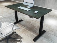 Cadre de bureau réglable en hauteur à double moteur intelligent de luxe, ergonomique, extensible, pour position assise et debout, OEM ODM