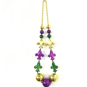 Colliers de perles géantes <span class=keywords><strong>pas</strong></span> chers pour le Mardi Gras, Halloween, les défilés, les fêtes à thème de la Nouvelle-Orléans, les cadeaux et la décoration de carnaval en gros - Product Image 1