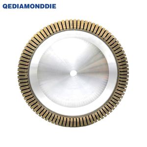 Meule diamantée segmentée complète pour machine à chanfreiner et à biseauter le verre - Product Image 1