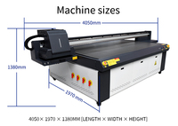 Impresora plana de inyección de tinta UV con cabezal de impresión dual/DX5 de 2500*1300 mm para carcasas de teléfono, tarjetas, etiquetas, madera, PVC, cuero, vidrio y flexibles.