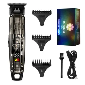 Top 10 Most Sold Products KIKIDO Home Appliances Ceramic Blade Other Hair Styling Tools Free Sample Transparent Body LCD Display