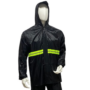 Meilleure vente manteau de pluie imperméable oxford de haute qualité vêtements de travail <span class=keywords><strong>poncho</strong></span> imperméable réfléchissant pour les travailleurs en plein air - Product Image 3