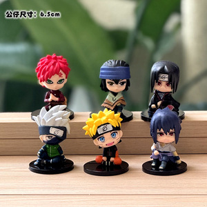 ฟิกเกอร์ท่าทางนั่ง 6 แบบ รุ่น Q ซัสึเกะ คาคาชิ กาอาระ อิทาจิ ตุ๊กตาพลาสติก ของเล่น - Product Image 6