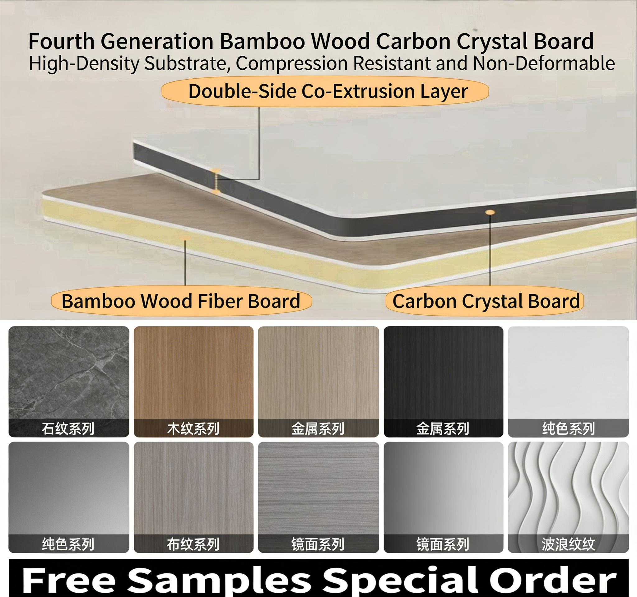 Bamboo fiber board 100-stone pattern series