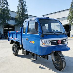 250cc benzine motor riksja diesel kiepwagen driewieler 3 ton driewielige diesel kiepwagen - Product Image 1