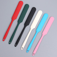 Spatules en silicone antiadhésives écologiques résistantes à la chaleur, outils de pâtisserie, compatibles lave-vaisselle, pour racler la crème et les gâteaux