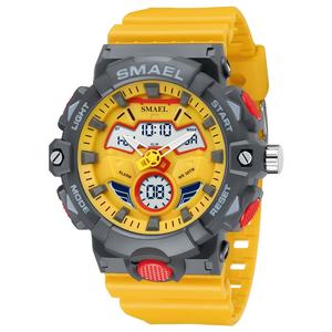 Nouvelle montre analogique sportive SMAEL 8085 étanche pour homme, montre-bracelet, Relojes Hombre, montre en plastique - Product Image 4