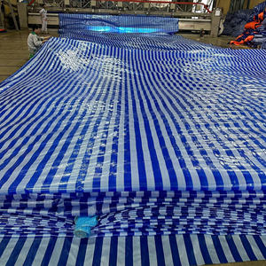 Lona Resistente para Exteriores Azul/Naranja de HDPE, Ecológica, Resistente al Viento, Anti-UV, de Alto Rendimiento, Impermeable - Product Image 2