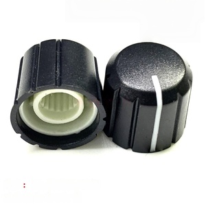 Plastic <strong>Knob</strong> Cap Dual <strong>Color</strong> Potentiometer <strong>Knob</strong> Amplifier <strong>Volume</strong> Adjustment <strong>Knob</strong> Made in Fujian - Product Image 3