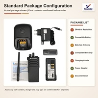Radio portable DMR Motorola DP4401e d'origine, VHF 5W ou UHF 4W, 64 canaux, GPS, Bluetooth, WiFi, IP68, pour la communication professionnelle