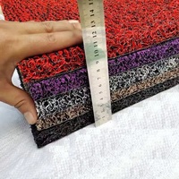 Tapis en PVC à spirales antidérapant / Tapis en forme de nouilles lavable, utilisable comme tapis de protection pour mineurs / tapis de porte / revêtement de sol pour bateau