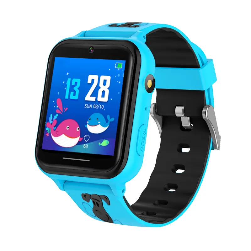 New Kids Children Gps Game Watch with Camera 1.54" High Resolution Large Screen Reloj Smart Watch Mobile Phones For Kids Child