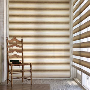 CHANGANE Gradation Hecho en Corea, Persiana Enrollable Eléctrica Personal Zebra, Combi Inteligente con Privacidad, Tela Coreana, Motorizada, de Lujo - Product Image 3