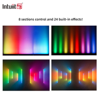12*2W 24*2W LED RGBW 4IN1 DMX batterie lampe de lavage mural projecteurs pour DJ Disco Party scène effet de lumière pour Dance Bar vacances