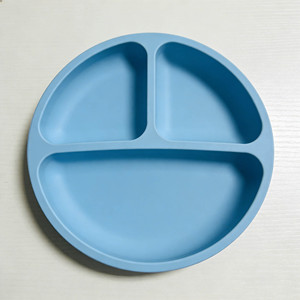 Plato de Silicona para Bebé, Libre de BPA, Apto para Microondas, Antideslizante, con Succión, para Niños de 1 a 6 Meses, Venta al Por Mayor Naike - Product Image 1