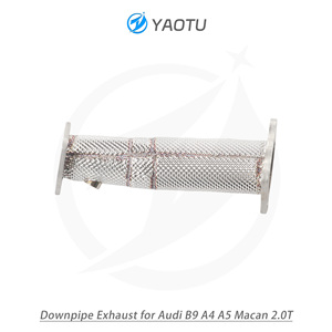 Tubería de Escape de Alto Flujo con Aislamiento Térmico YT para Audi A4 A5 B9 2.0T, Acero Inoxidable, Mejora de Potencia - Product Image 3