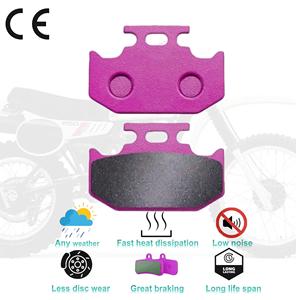 Plaquettes de frein arrière pour Kawasaki KX 250 125 200 KDX Suzuki RMX 250 DR 350 DR650 Yamaha <span class=keywords><strong>TTR</strong></span> 250 - Product Image 2