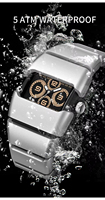 Reloj de Pulsera para Hombre Ofns 1319, Marca Sanda, Cronógrafo Resistente al Agua, Manecillas Luminosas, Reloj de Cuarzo de Lujo para Hombre, Reloj Montre Saat