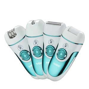 VGR V-700 Nouveau rasoir électrique professionnel pour le visage et le corps, tondeuse 4 en 1, épilateur rapide pour femme avec USB + adaptateur - Product Image 1