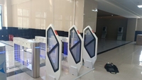 Porte de sécurité pour bibliothèque HAUMR de 80 cm de large, système antivol EM avec technologie DSP pour les librairies et les archives