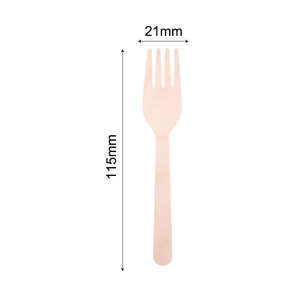 Biểu tượng tùy chỉnh in ấn 115 Mét bằng gỗ dùng một lần ngã ba cho Đảng - Product Image 1