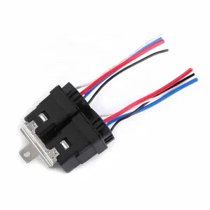 1 Set 12v DC 40A 4Pin Automobile Relay Wire Waterproof Integrated Car Auto Socket