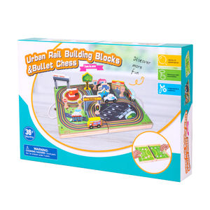 Nuovo Gioco Educativo 3D Unisex, Gioco di Costruzione Stereo, Due-in-Uno, Pista per Trenini e Dinosauri, <span class=keywords><strong>Scacchi</strong></span> Rimbalzanti per Bambini - Product Image 6