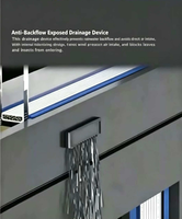 Ventanas Corredizas de Aluminio Modernas de Alta Calidad, Ventiladas, con Vidrio Templado, Insonorizadas, Abatibles y Giratorias, con Cortinas