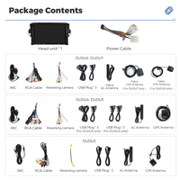 Mekede DUDUAUTO Car-play Auto Wifi 4G GPS Host pour Toyota Fortuner 2015-2020, compatible Dudu7, ADAS, DVR, caméra arrière, caméra 360°