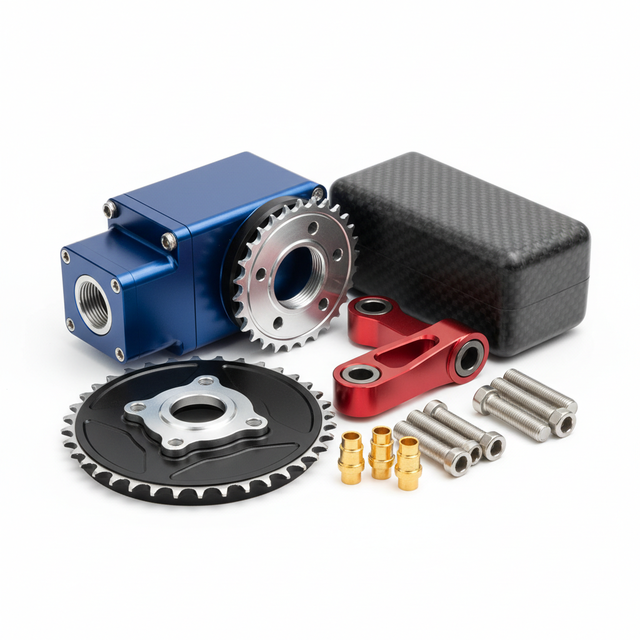 High-Precision CNC Machining Electric Bike Aluminum Components Custom E-Bike Hub Motor Parts for OEM ODM