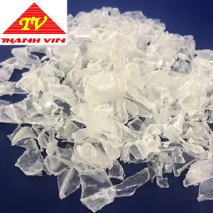 Pet flakes washed pet bottle 100% clear color recycled grade Vietnam exporter best price - Ms. Florence