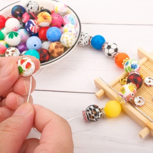 Perles en silicone souples en forme de renard de 15 mm, écologiques, pour la fabrication de jouets, de jouets à mâcher pour bébés et autres accessoires, vente en gros, promotion. - Product Image 4
