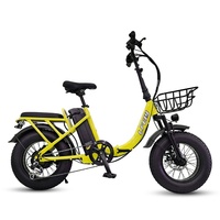 Vélo électrique à deux places en alliage d'aluminium, fabriqué en Chine, 48V, pour adultes, vélo de ville électrique