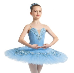 Jupe tutu de ballet vintage style Empire, motif Fée Bleue et Belle au bois dormant, pour enfants et adultes, costume de spectacle, tutu en <span class=keywords><strong>tulle</strong></span> bouffant type pancake - Product Image 1