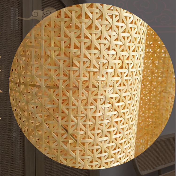 Широко используемый высококачественный бамбуковый нескользящий Плетеный обеденный коврик, бамбуковый ткацкий материал