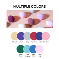 Éponges de maquillage en forme de mini bec de canard personnalisées, mignonnes, en gros, pour crème pour le visage