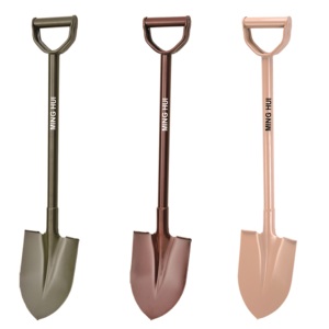 421 MINGHUI Spade de jardin <span class=keywords><strong>ronde</strong></span> robuste de qualité industrielle avec lame en acier, manche en bois et revêtement électrophoretique - Product Image 5