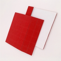 Coussinets en caoutchouc mousse EVA rouge 25*25*4MM Protecteur de bord de séparateur de verre pour emballage de protection avec mousse