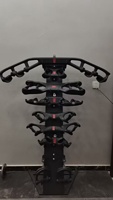 Ensemble de 8 supports de musculation en gros pour usine avec logo personnalisé, nouvelle version avec poignée de traction pour la musculation et l'entraînement physique