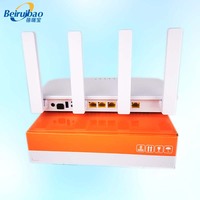 6 ONU 4GE AX1800M Router Wifi, peralatan serat optik FTTH tidak GPON XPON WIFI HGU XPON